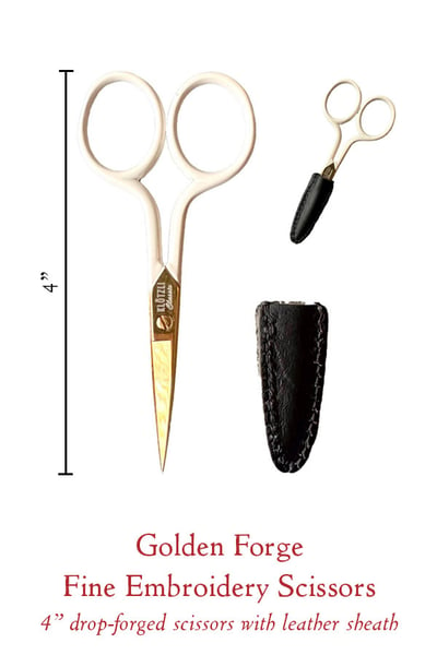 Image of Golden Forge Embroidery Scissors