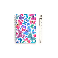 Image 1 of butterfly a6 notebook