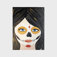 Catrina with Staring Eyes