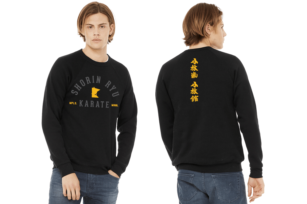 Image of Shorin Ryu Crew Neck in Black YOUTH & ADULT