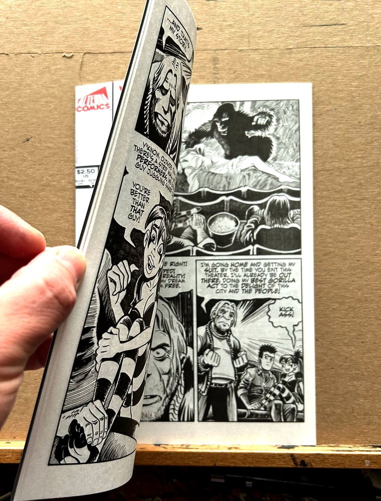 Wulf and Batsy issue 7 BLANK VARIANT Cover | Bryan Baugh's Monster Art ...