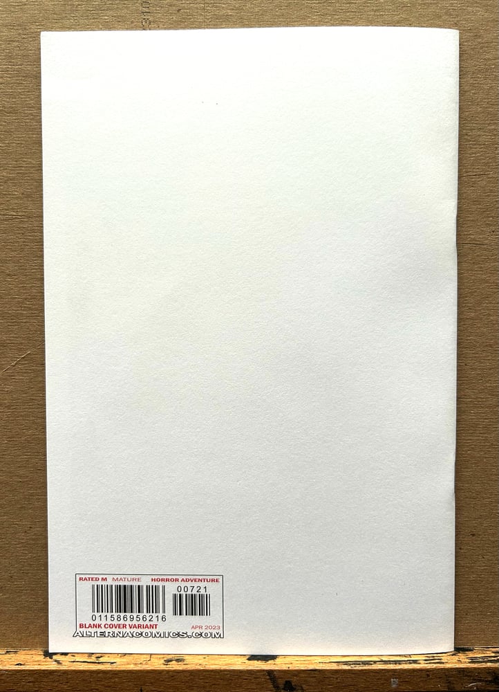 Wulf and Batsy issue 7 BLANK VARIANT Cover | Bryan Baugh's Monster Art ...