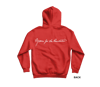 YOURS FOR THE REVOLUTION HOODIE, RED/WHITE