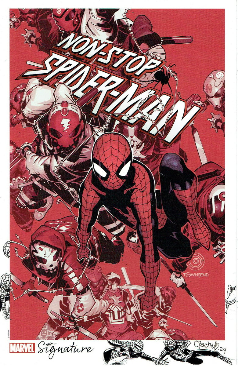 Image of NON-STOP SPIDER-MAN PRINT---with REMARQUE!!