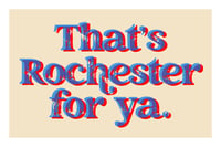 Image 1 of "That's Rochester For Ya" 3-D Postcard