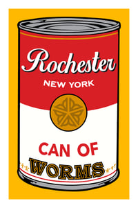 Image 3 of Rochester Can of Worms Postcard