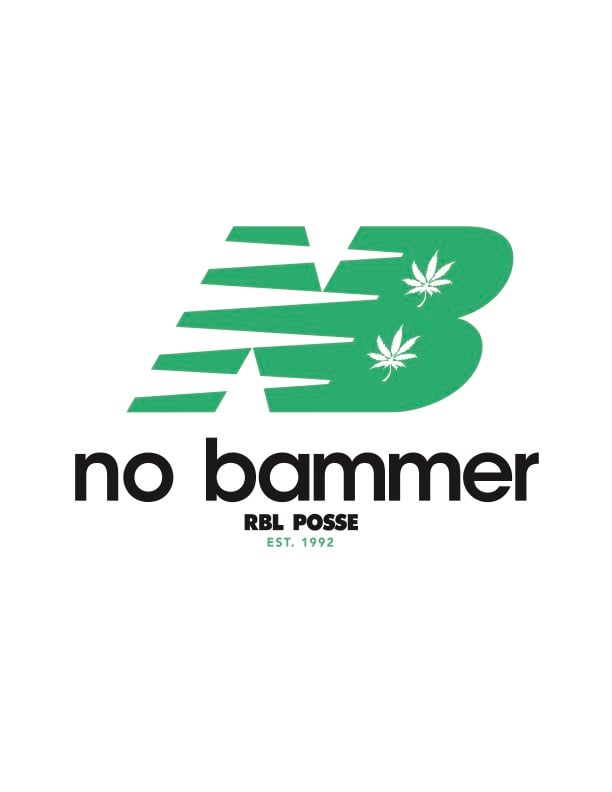 Image of NB "No Bammer" Tee (Green Logo)
