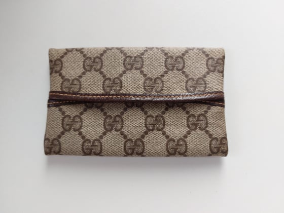 Image of Vintage Gucci tissue holder / pouch