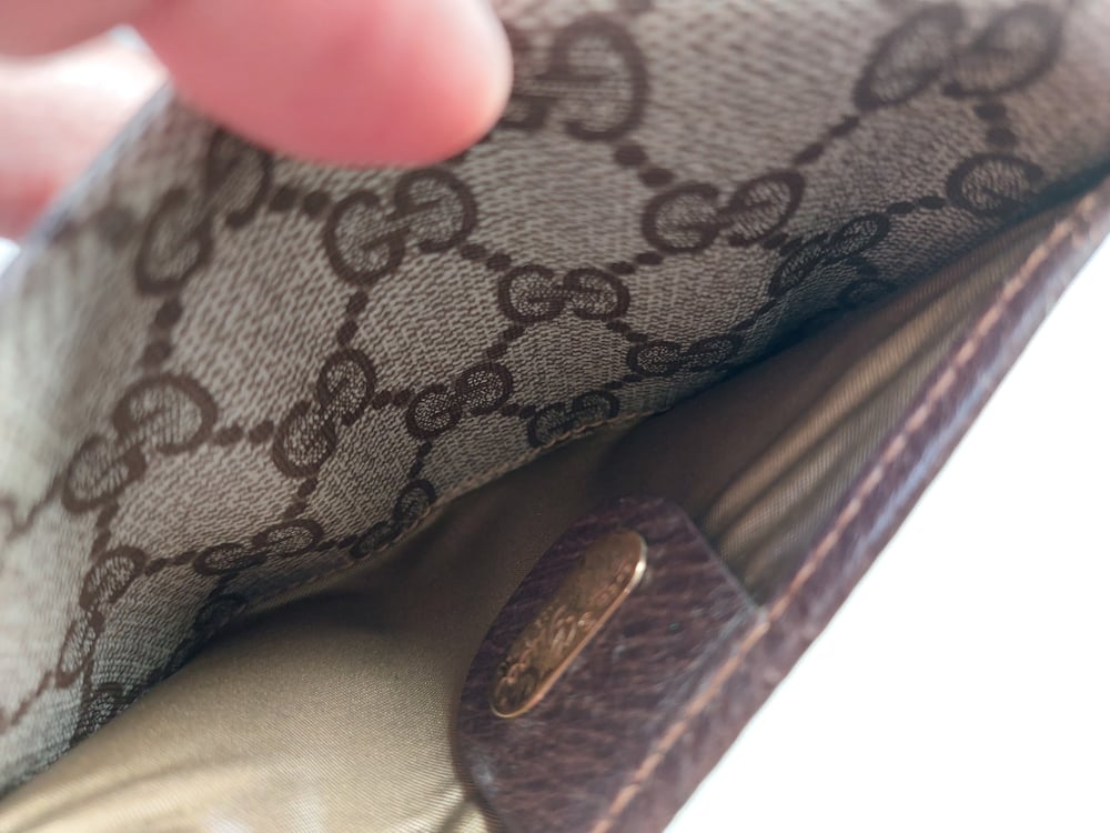 Image of Vintage Gucci tissue holder / pouch