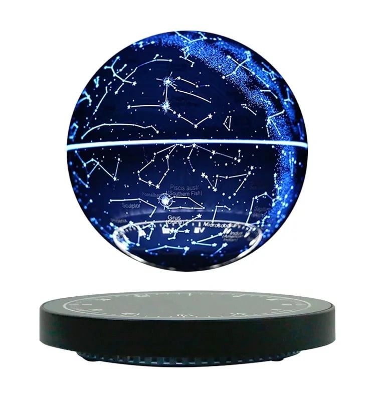 Levitating Lamp Magnetic Globe LED Earth Rotating Globe Novelty Galactic starry sky