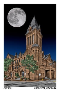 Image 1 of Rochester City Hall Postcard