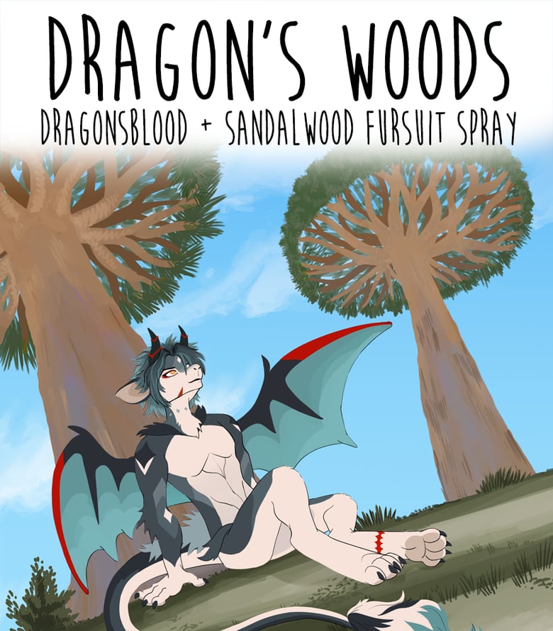 Image of Dragon's Woods - 2 oz fursuit spray, dragon's blood + sandalwood scent