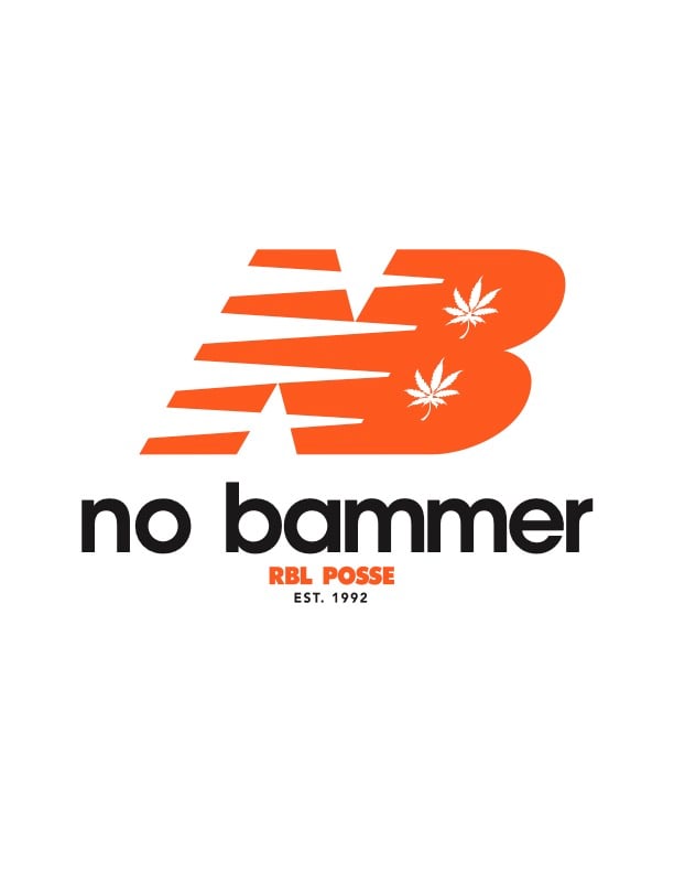 Image of NB "No Bammer" Tee (Orange Logo)