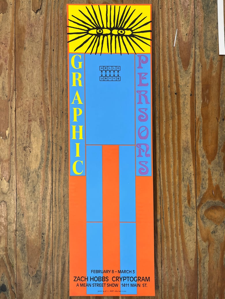 Image of "Graphic Persons" Show Poster