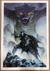 Limited Edition Signed Gicleé print: The Dark Knight Of Steel