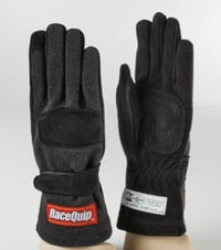 RaceQuip Black 2-Layer SFI-5 Glove