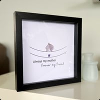 Image 2 of Mother's Day Seaglass Art Frame - Lavender