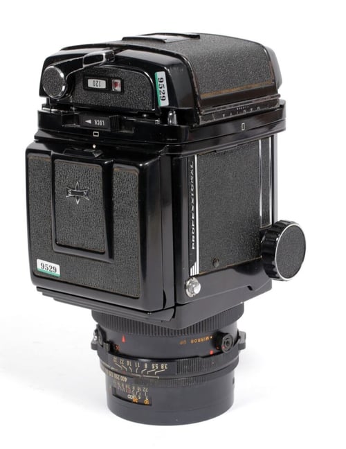 Image of Mamiya RB67 Pro 6X7 camera with WLF + 120 back + 90mm F3.8 C lens #9529