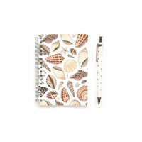 Image 1 of seashells a6 notebook