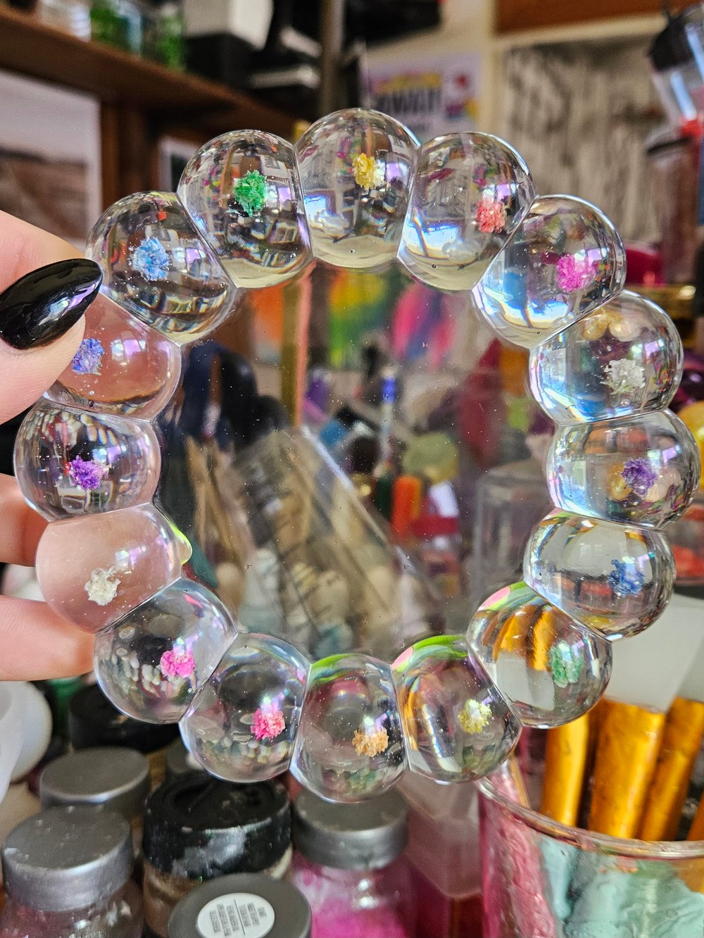 Image of Rainbow BB's breath Bubble Coaster