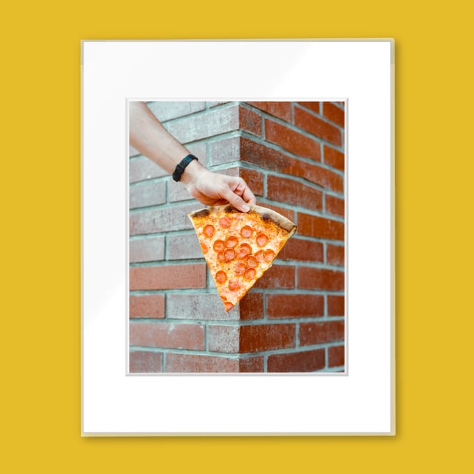 Image of Pizza Slice - 11x14 Ready To Frame