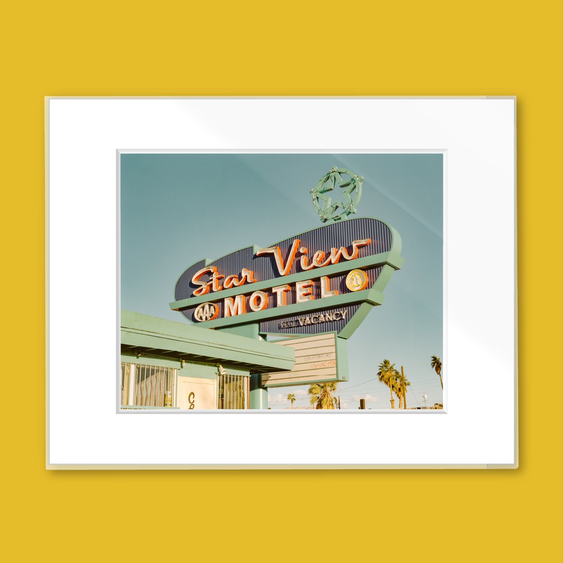 Image of Star View Motel - 11x14 Ready To Frame