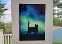 Image 2 of Glowing Sky and Wandering Cat