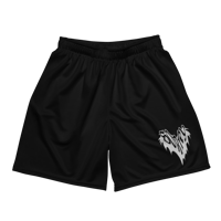 Sorry Heart Unisex Mesh Shorts