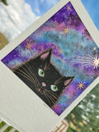 Image 5 of Odd Black Cat and Stars