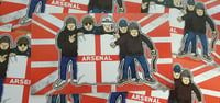 Image 2 of Pack of 25 10x6cm Arsenal Casuals Football/Ultras Stickers.