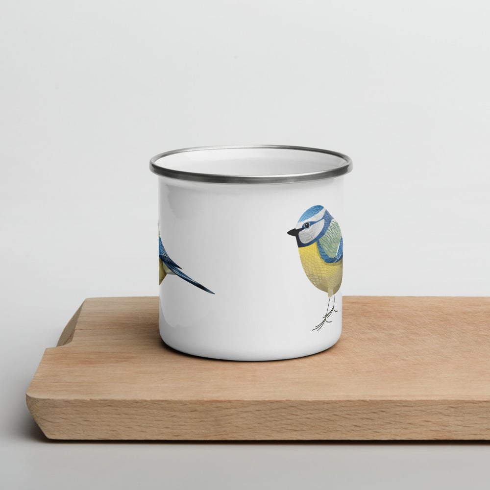 Enamel Mug: Blue Tit