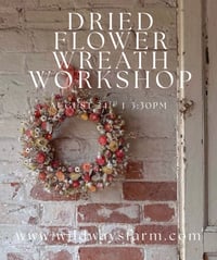 Dried Flower Wreath Workshop