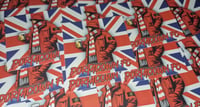 Image 2 of Pack of 25 6x6cm Portadown Casual with beer Football/Ultras Stickers.