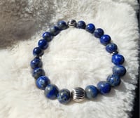 Image 3 of  Lapis Lazuli Bracelet/Stretch Bracelet