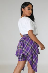Image 5 of Purple And Gold Wrap Shorts