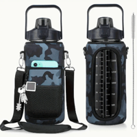 Image 1 of Half Gallon Water Bottle With Sleeve