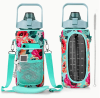 Image 3 of Half Gallon Water Bottle With Sleeve
