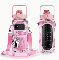 Image 4 of Half Gallon Water Bottle With Sleeve