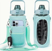 Image 5 of Half Gallon Water Bottle With Sleeve