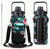 Image 6 of Half Gallon Water Bottle With Sleeve
