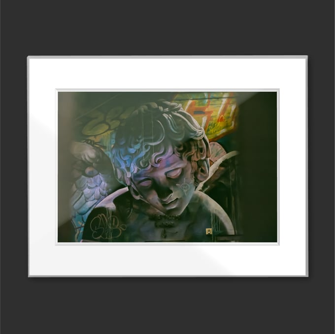 Image of Street Art Angel by Nick Strom Ready To Frame 11x14 print