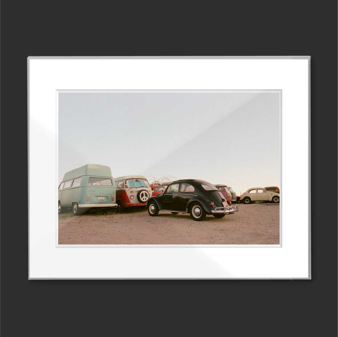 Image of Volkswagen Lot by Wilbert Gaspar Ready To Frame 11x14 Print