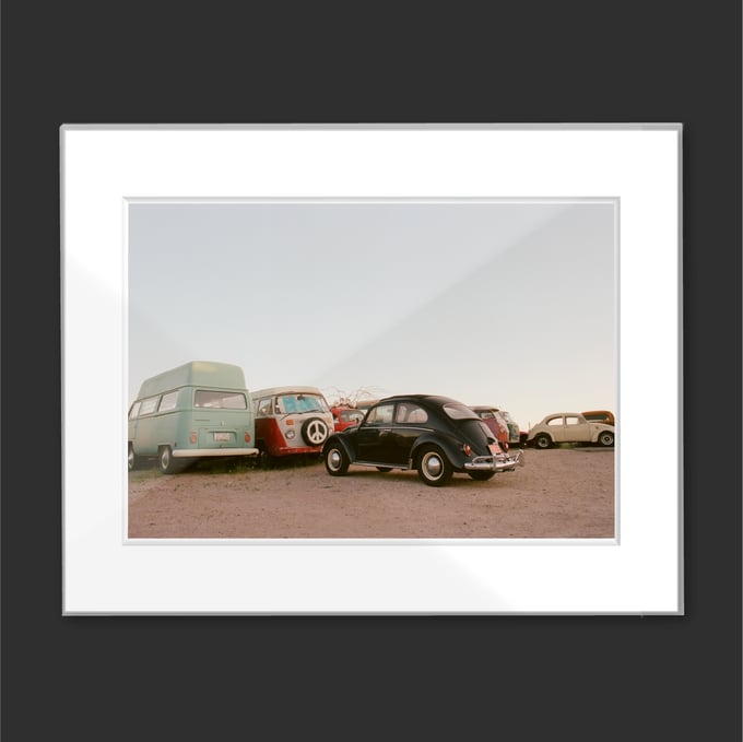 Image of Volkswagen Lot by Wilbert Gaspar Ready To Frame 11x14 Print 