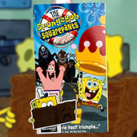 Spongebob with Necronomicon Sticker
