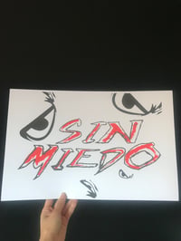 no fear / sin miedo art print