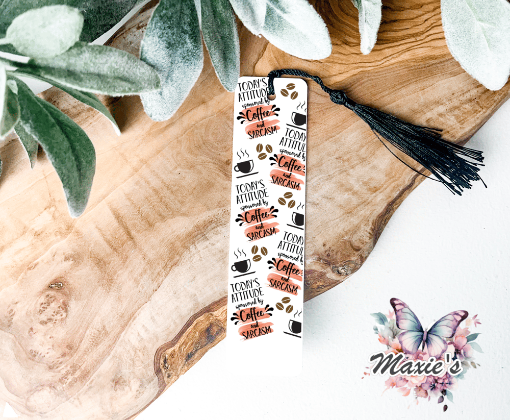 Image of Coffee Lover Affirmation UVDTF Pen Wrap  / Bookmark Decal 