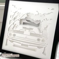 Classic Car Shadow Box