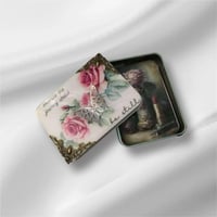 Image 1 of Shabby Sheek Tin Box with Note Cards