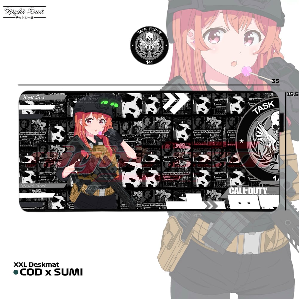 Image of COD X WAIFUS / DESKMAT 
