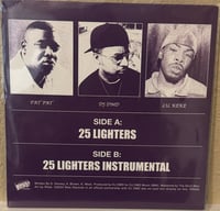 Image 2 of DJ DMD - 25 Lighters ft. Lil' Keke And Fat Pat 7” 2023 45rpm